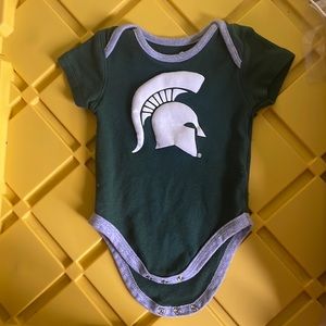 Michigan State onsie 6/9mo